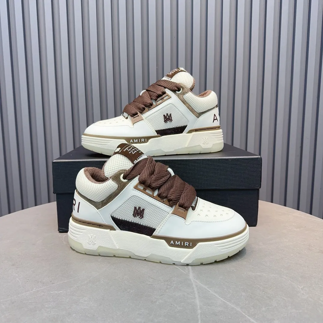 Men's shoes 💰660💰 AMIRI AMIRI trendy brand hot sale 🔥 Available all year round, couples 💑 Official website synchronization Imported fabrics 1⃣️ vs 1⃣️ replica, original factory special original sole, 35-45 (45. non-refundable)